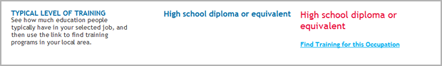 Compare Skills Compare Typical Level of Training Compare Skills Compare Typical Level of Training